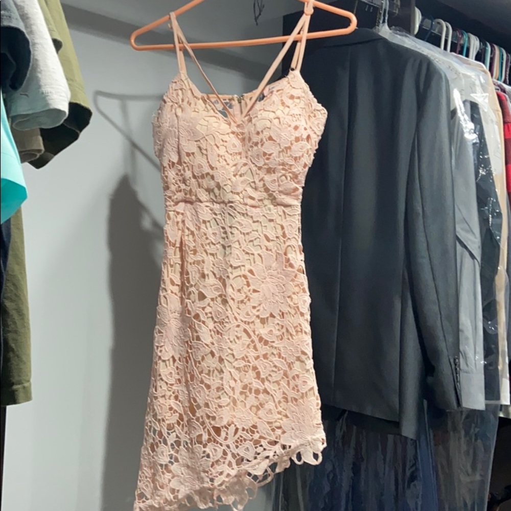 Sexy Fitted Lace Bodycon Dress